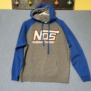 NOS Energy Drink pullover hoodie. Size small